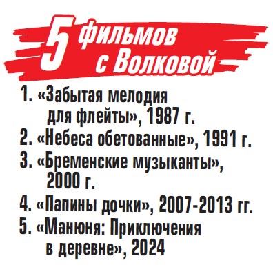 Ольга Волкова: «Ощущаю себя 13-летней девчонкой»